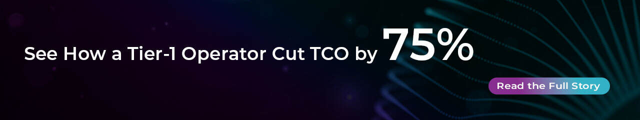 Case study - telcom operator cuts cost by 75%
